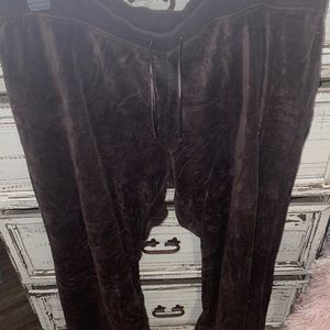 NWOT SB sport brown velour pants 👖 so nice size 2x to 3x nice new